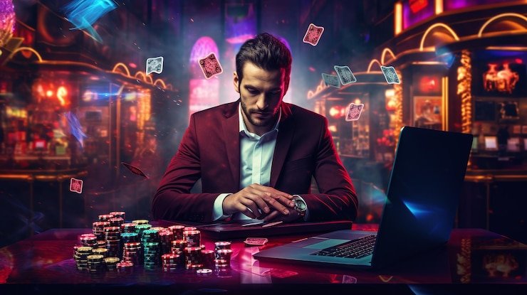 Ilustrasi tips keamanan pengguna dalam mengelola transaksi transfer bank online